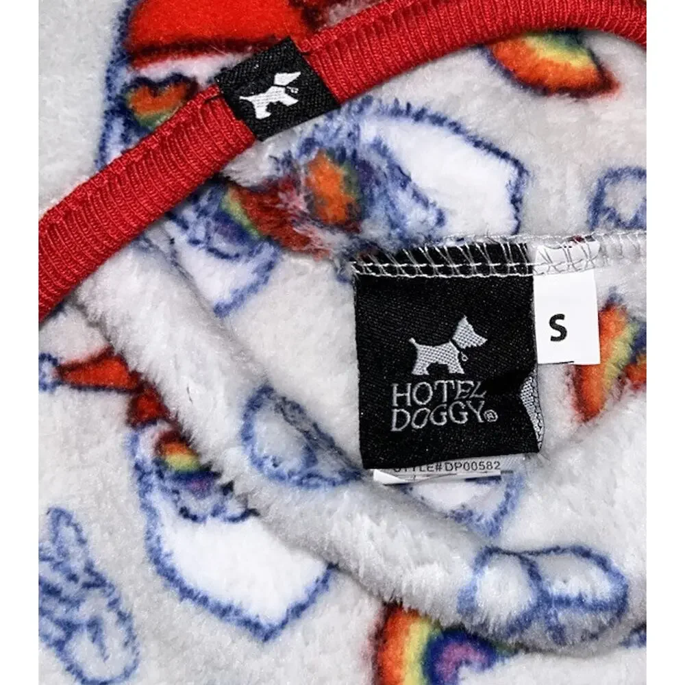 hotel doggy Size S rainbow Santa clause pajamas